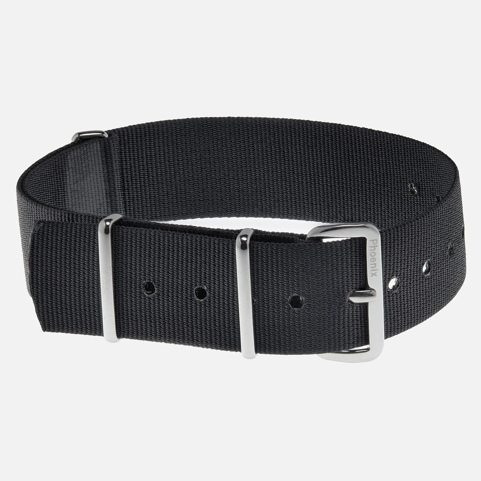 Phoenix NATO Style Strap Black Saga Trading Co